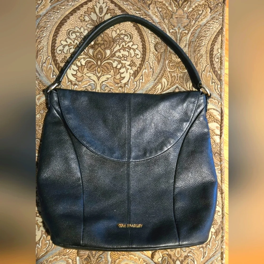 vintage Vera Bradley Black leather Bag